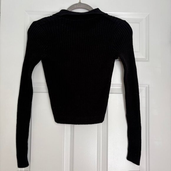 Brandy Melville Black Ribbed Sweater - Picture 4 of 5